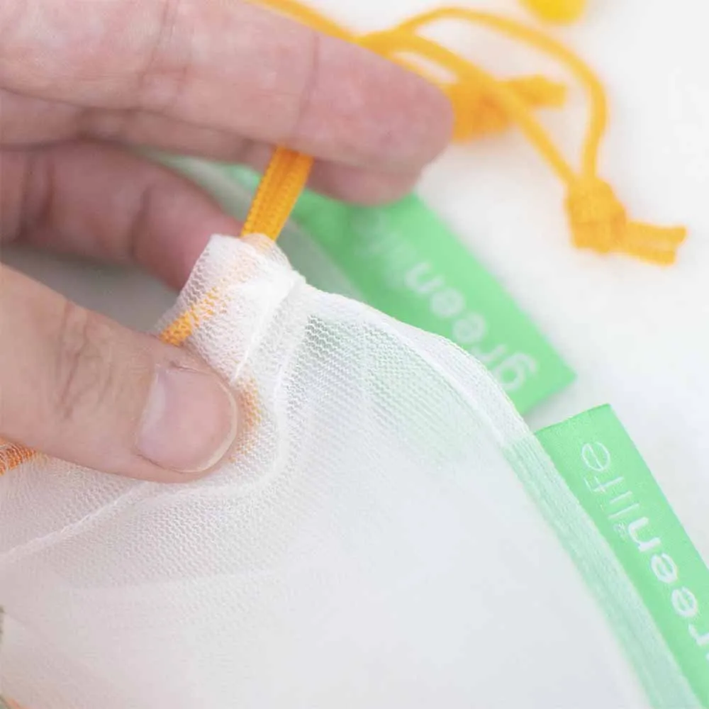 Small Reusable Produce Bags - Mesh (Set of 5)