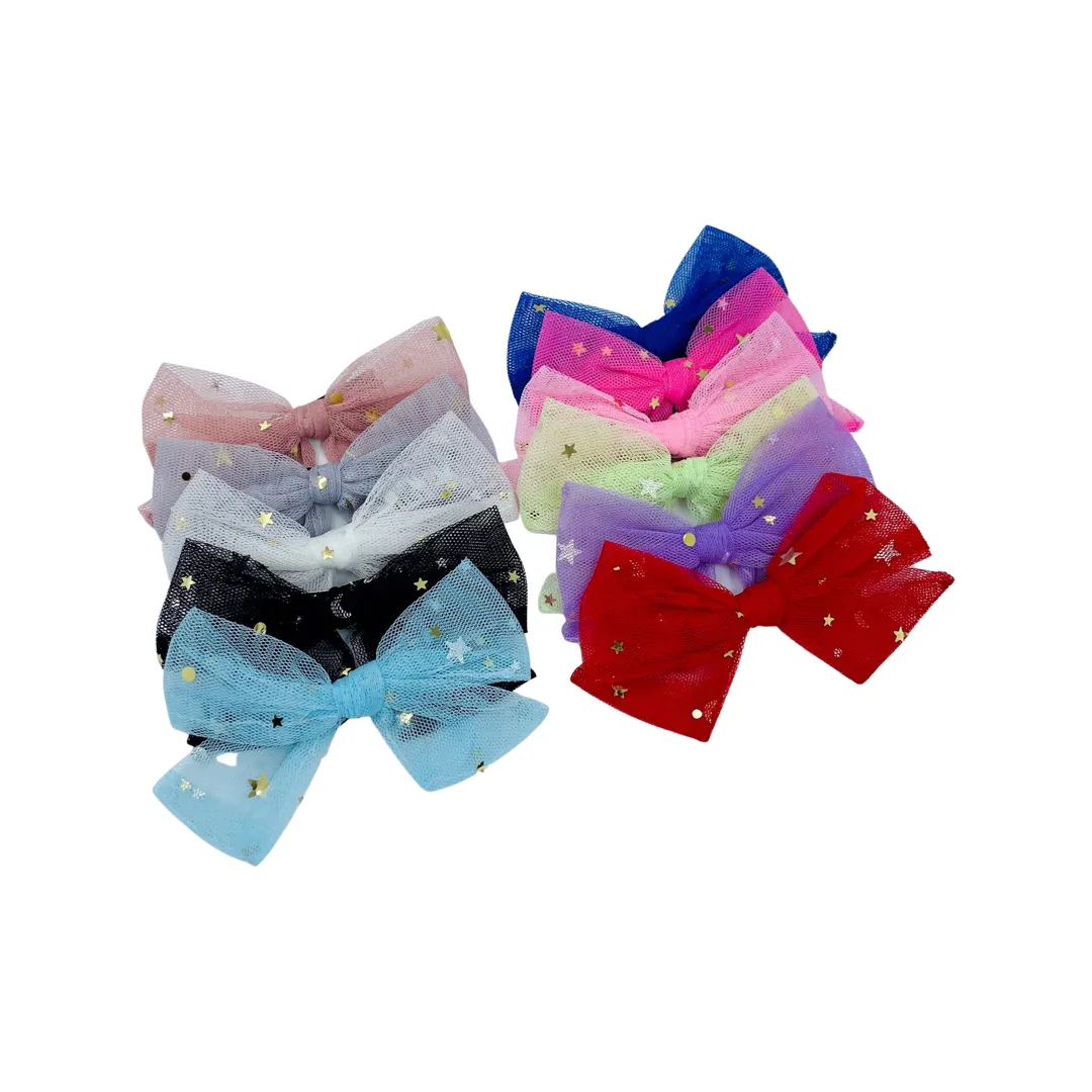 STARRY NIGHT CHIC BOW BLACK NYLON