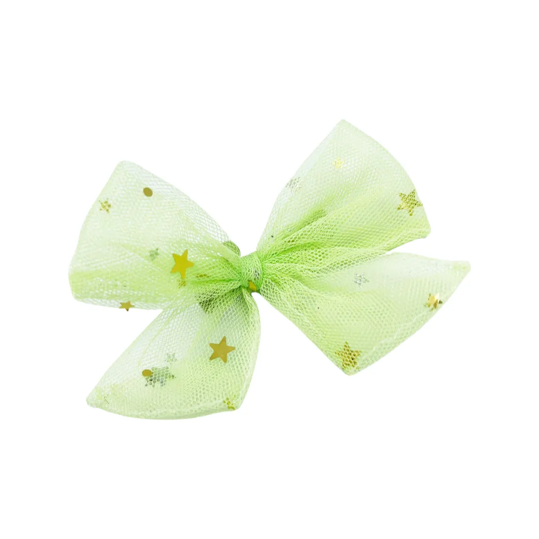 STARRY NIGHT CHIC BOW BLACK NYLON