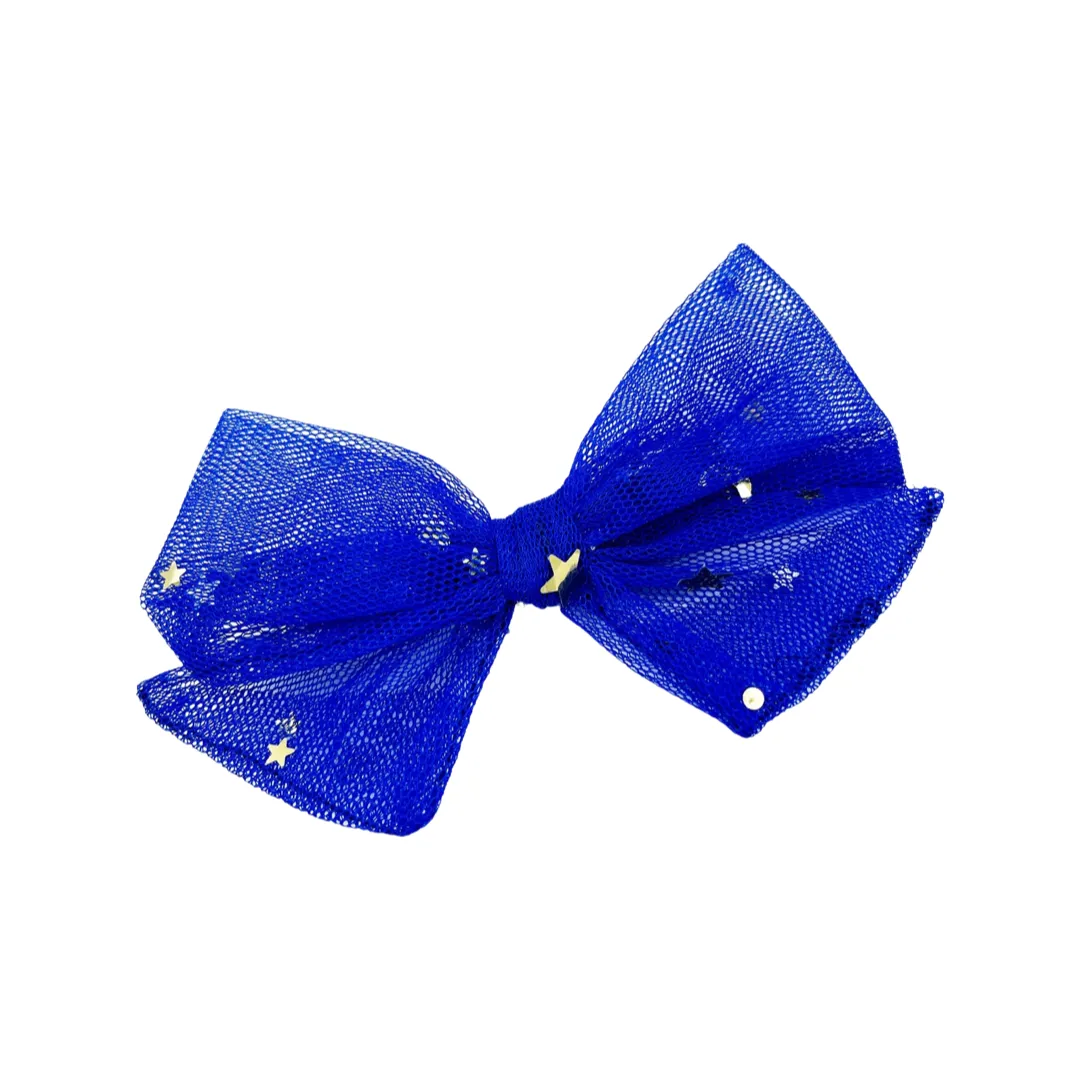 STARRY NIGHT CHIC BOW BLACK NYLON