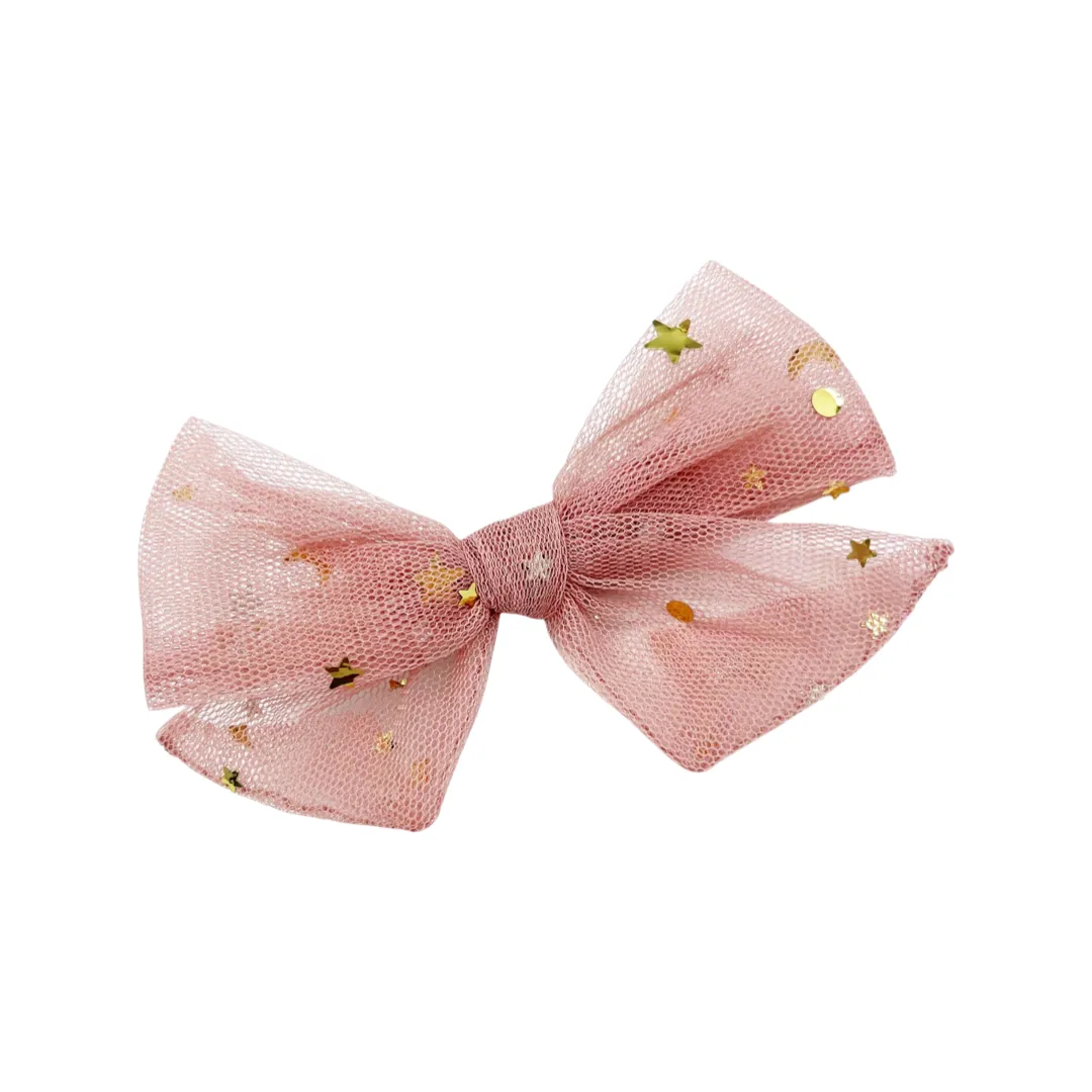 STARRY NIGHT CHIC BOW BLACK NYLON