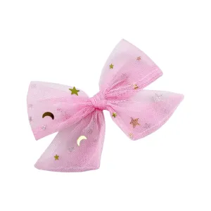 STARRY NIGHT CHIC BOW BLACK NYLON