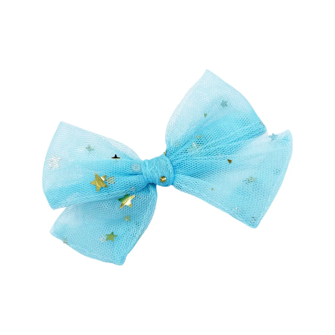 STARRY NIGHT CHIC BOW BLACK NYLON