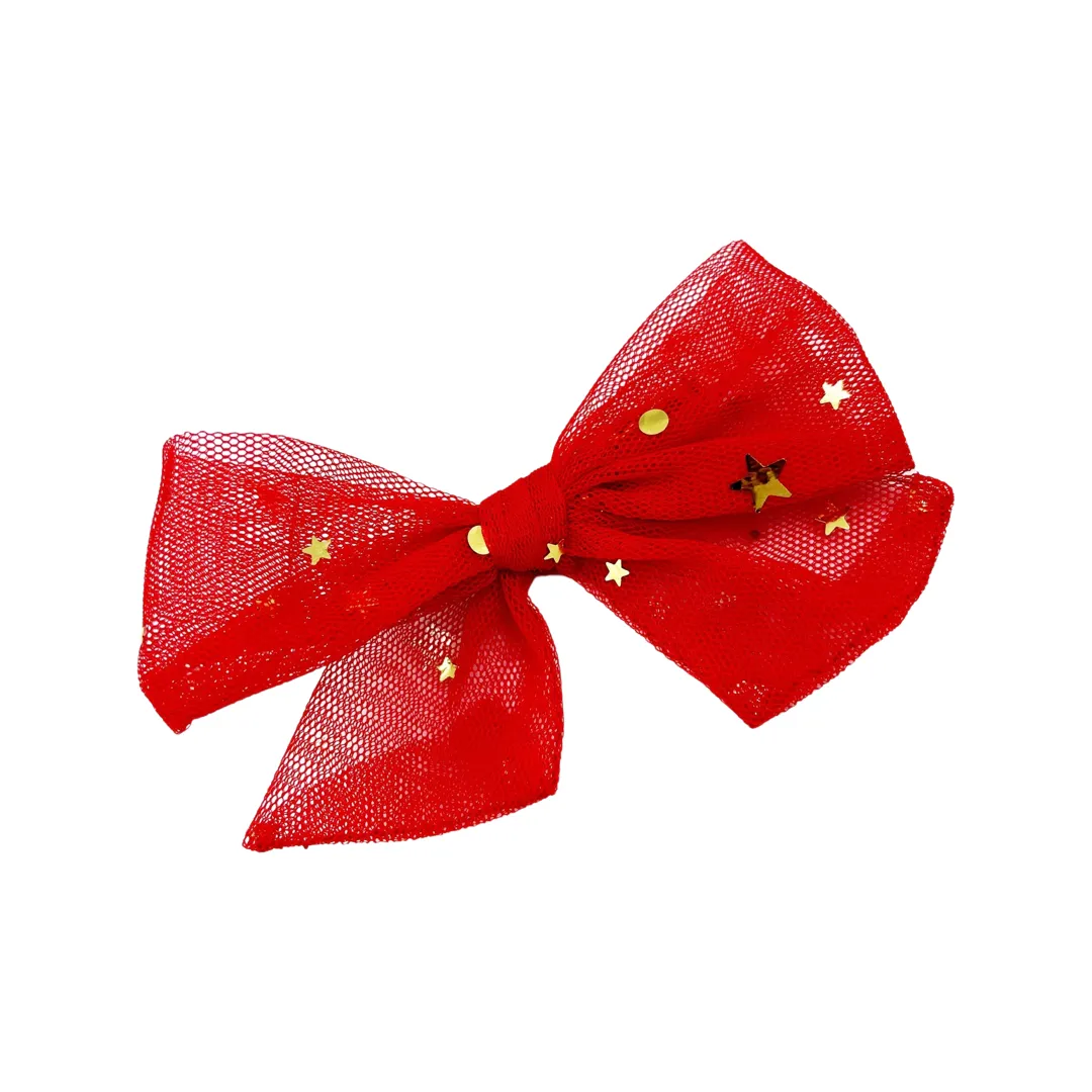 STARRY NIGHT CHIC BOW BLACK NYLON