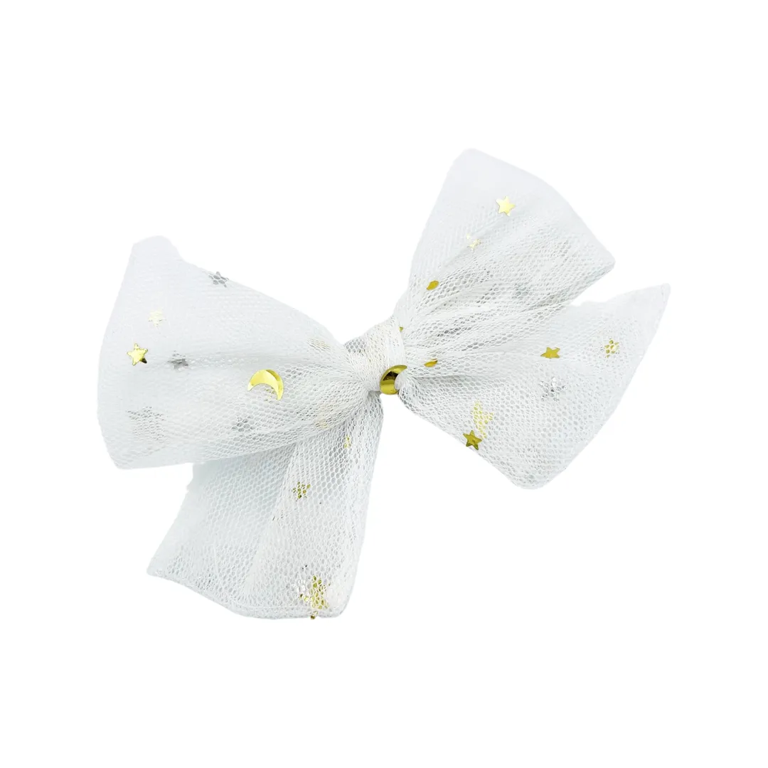 STARRY NIGHT CHIC BOW BLACK NYLON