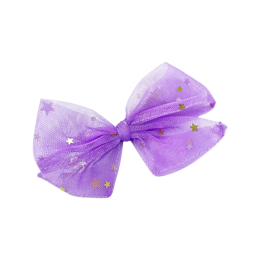STARRY NIGHT CHIC BOW BLACK NYLON