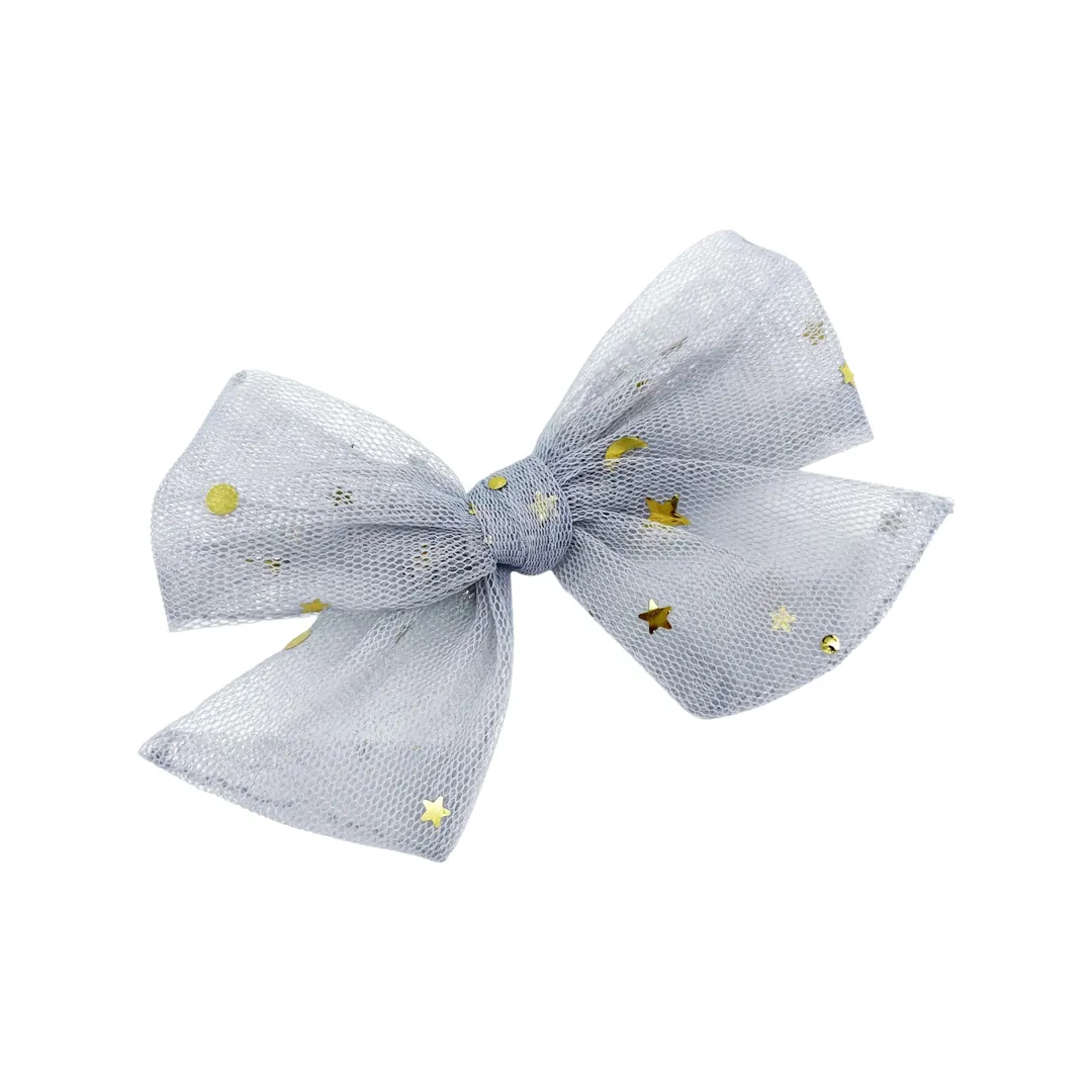 STARRY NIGHT CHIC BOW BLACK NYLON