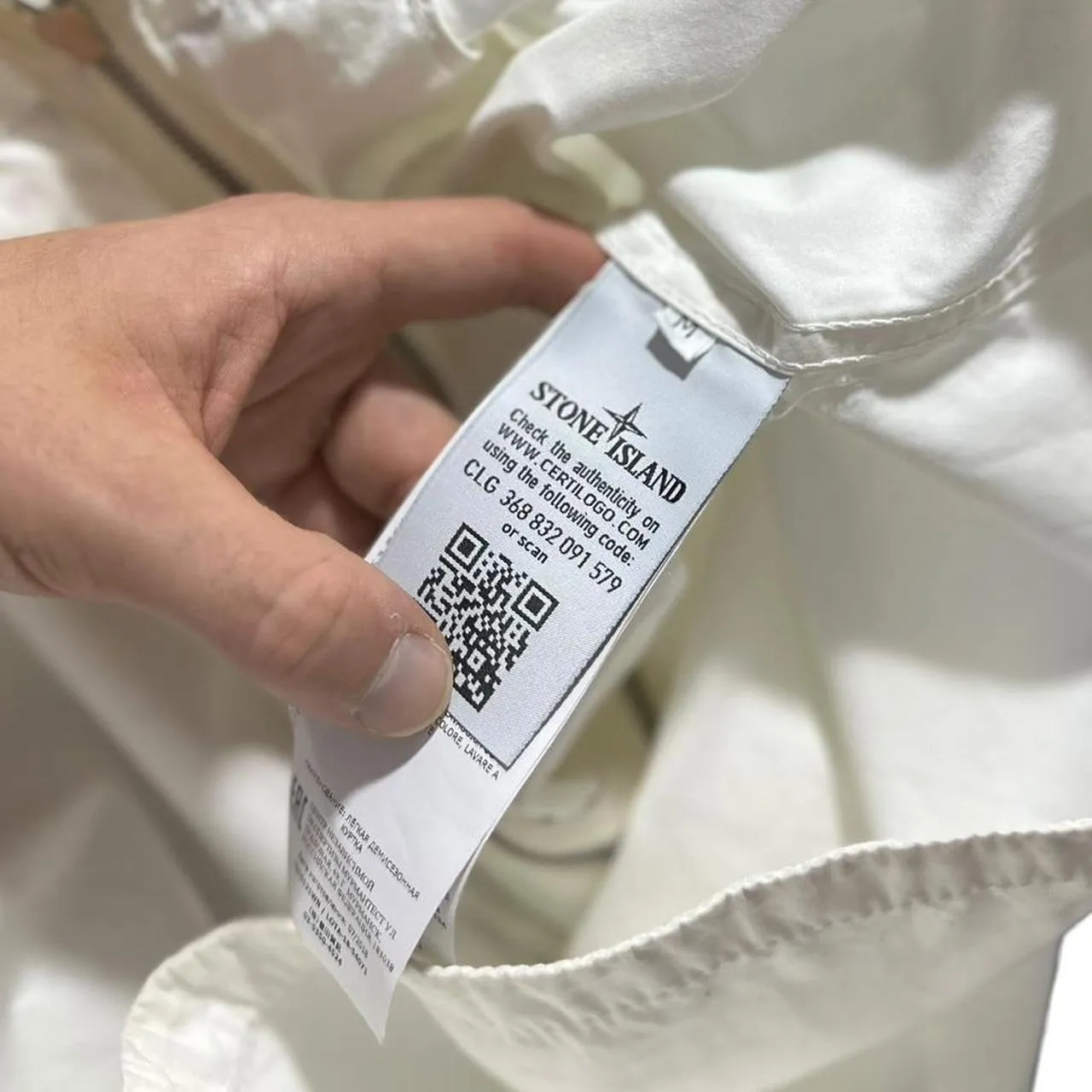 Stone Island White Overshirt