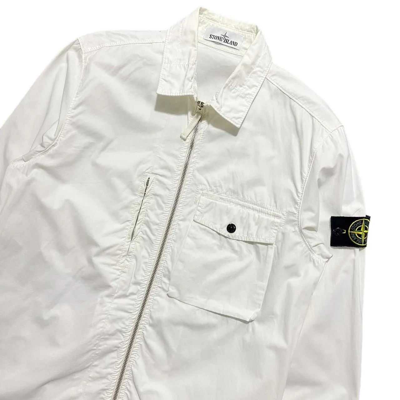 Stone Island White Overshirt