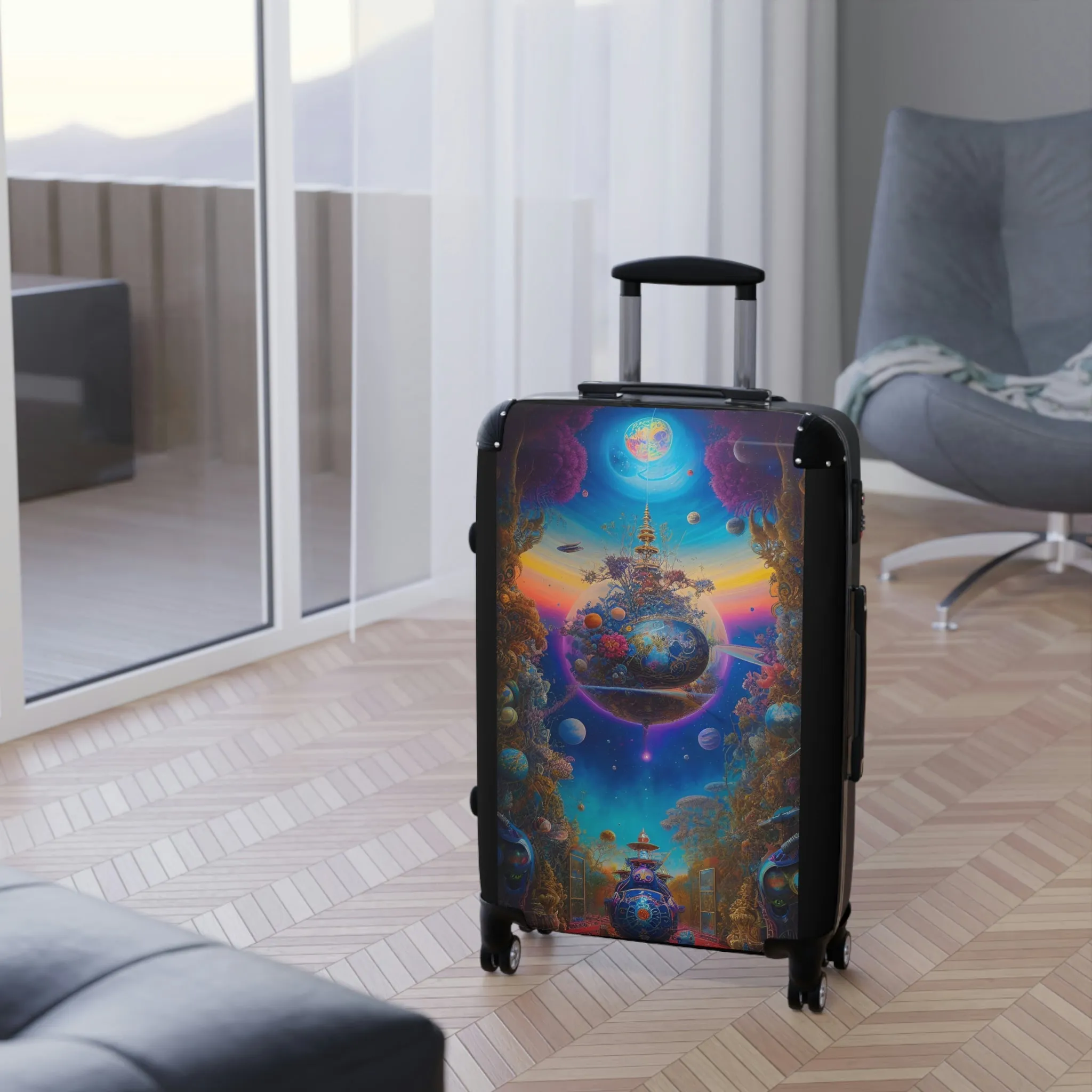 Suitcase Space Travel