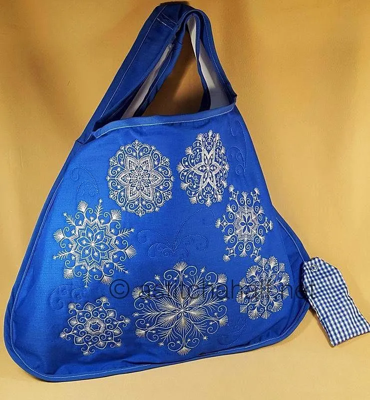 Super Snowfall Fold and Go Reusable Shopping Bag