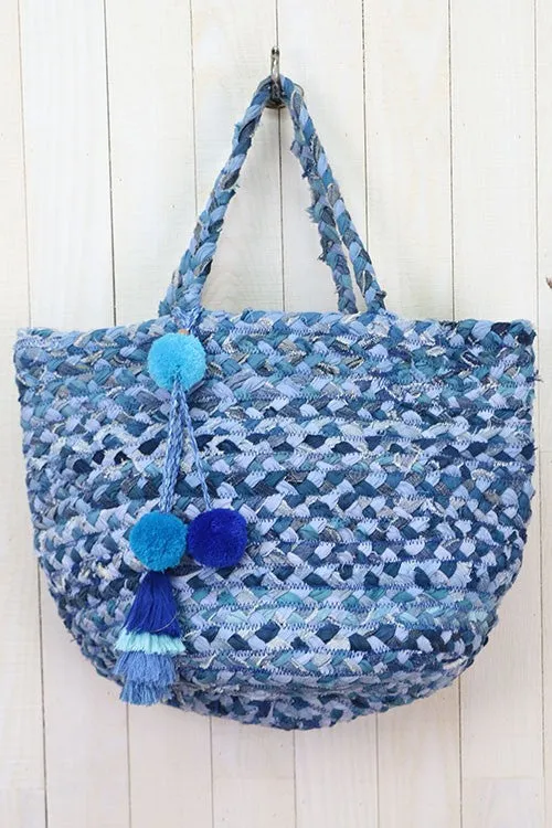 Tonal Colored Upcycled Bucket Bag