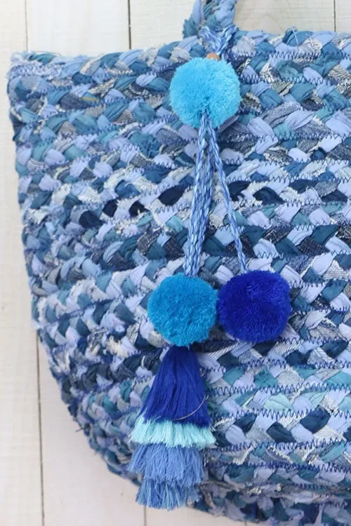 Tonal Colored Upcycled Bucket Bag
