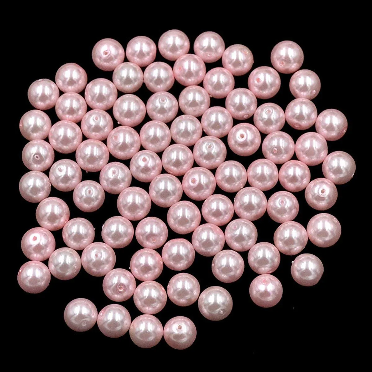Top Quality Czech Satin Luster Glass Pearl Round Loose Beads Bag (2)