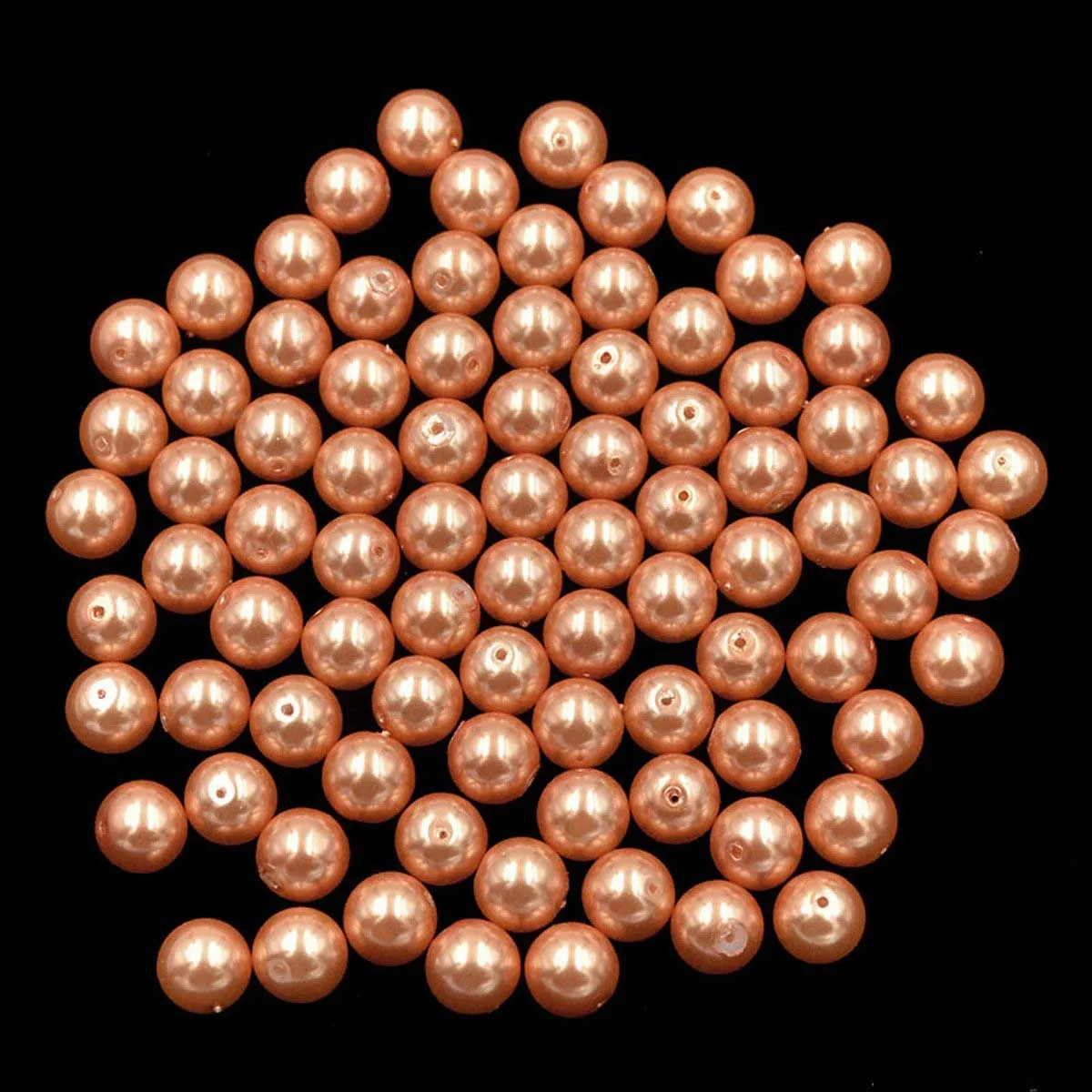 Top Quality Czech Satin Luster Glass Pearl Round Loose Beads Bag (2)