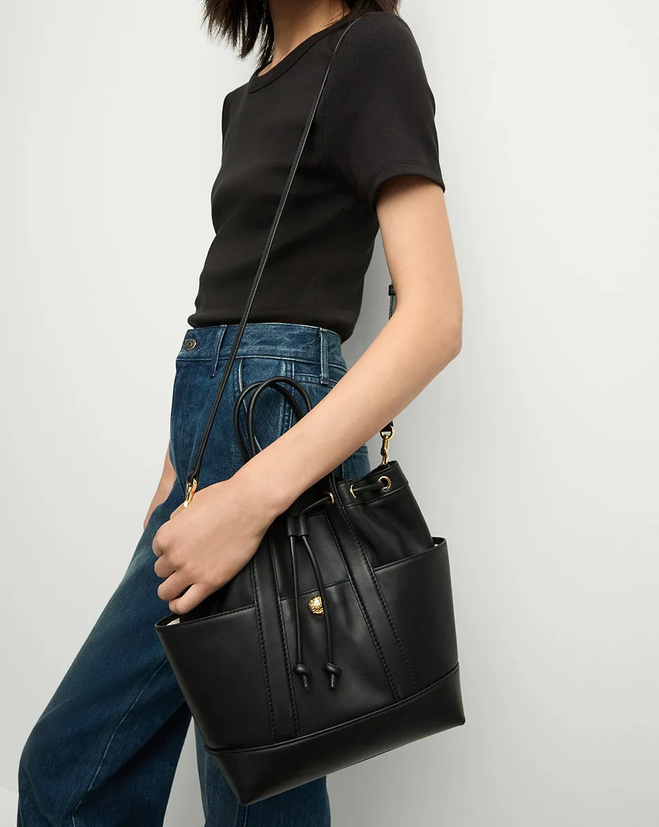 Veronica Beard Leather Goody Bag
