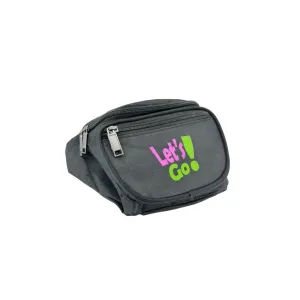 Vintage 1990's "Let's Go!" Canvas Waist Belt Bag