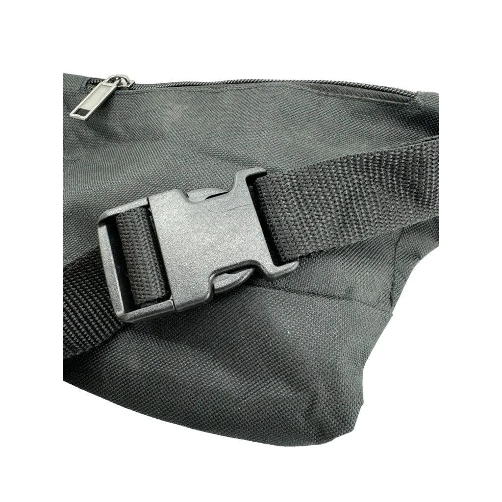 Vintage 1990's "Let's Go!" Canvas Waist Belt Bag