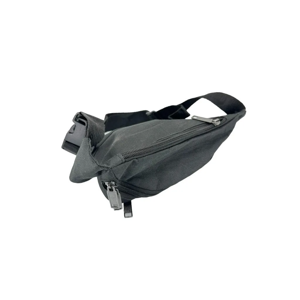 Vintage 1990's "Let's Go!" Canvas Waist Belt Bag