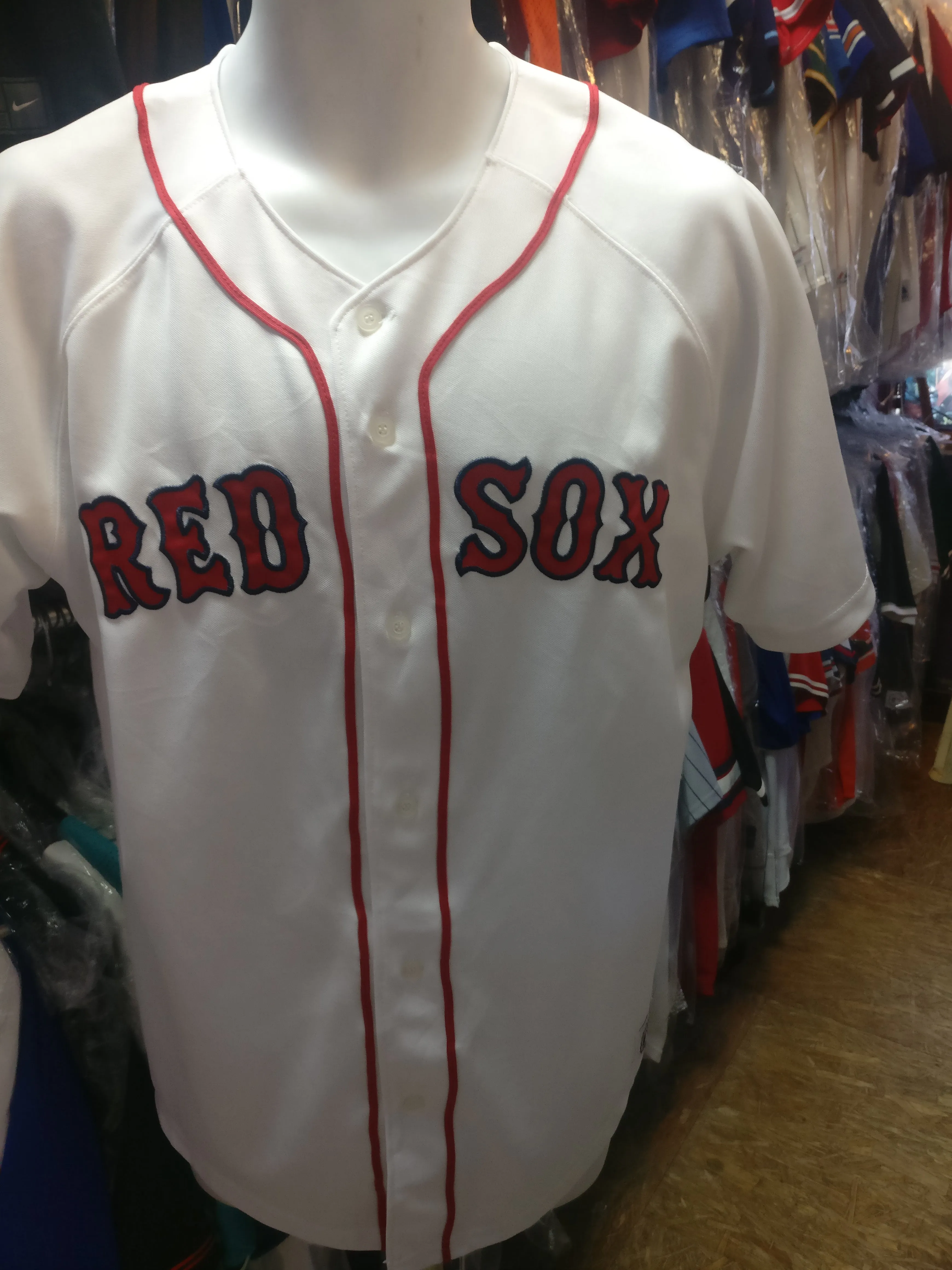 Vintage #46 JACOBY ELSBURY Boston Red Sox MLB Majestic Jersey 18-20