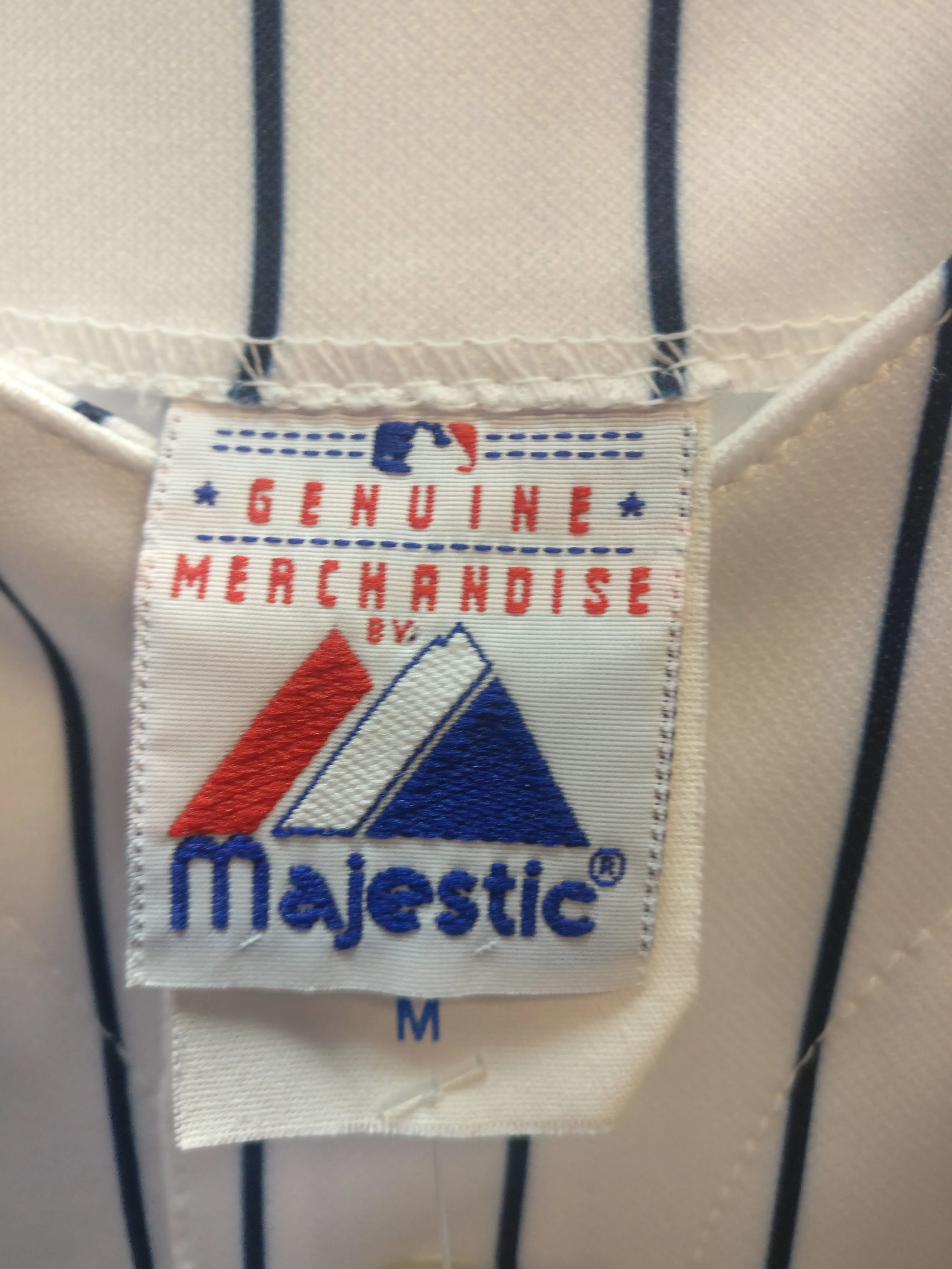 Vintage #55 FLYNN New York Yankees MLB Majestic Jersey M