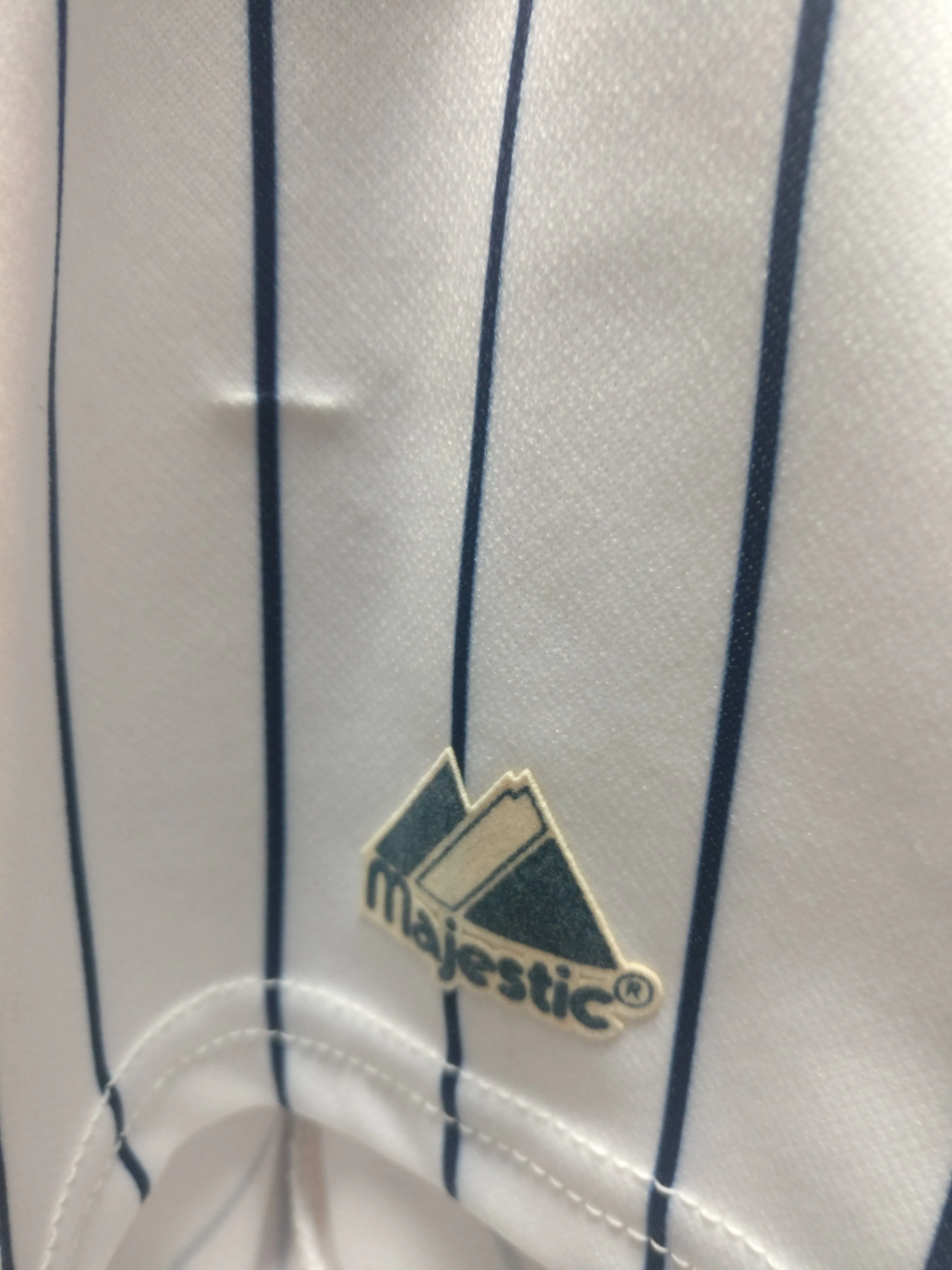 Vintage #55 FLYNN New York Yankees MLB Majestic Jersey M