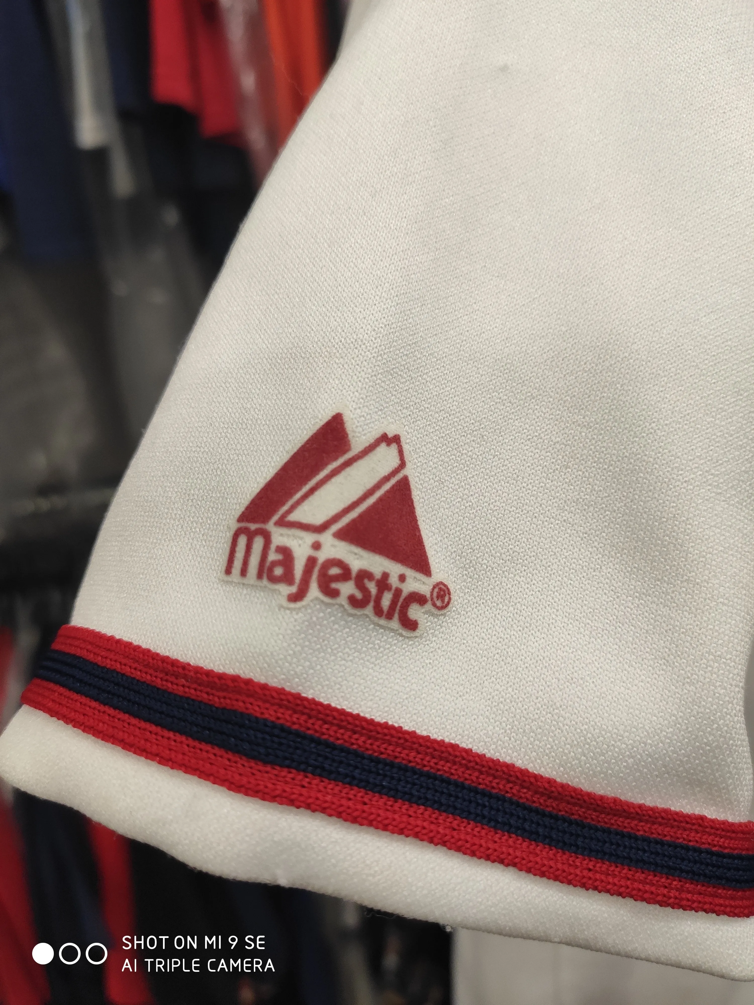 Vintage WASHINGTON NATIONALS MLB Majestic Jersey YL