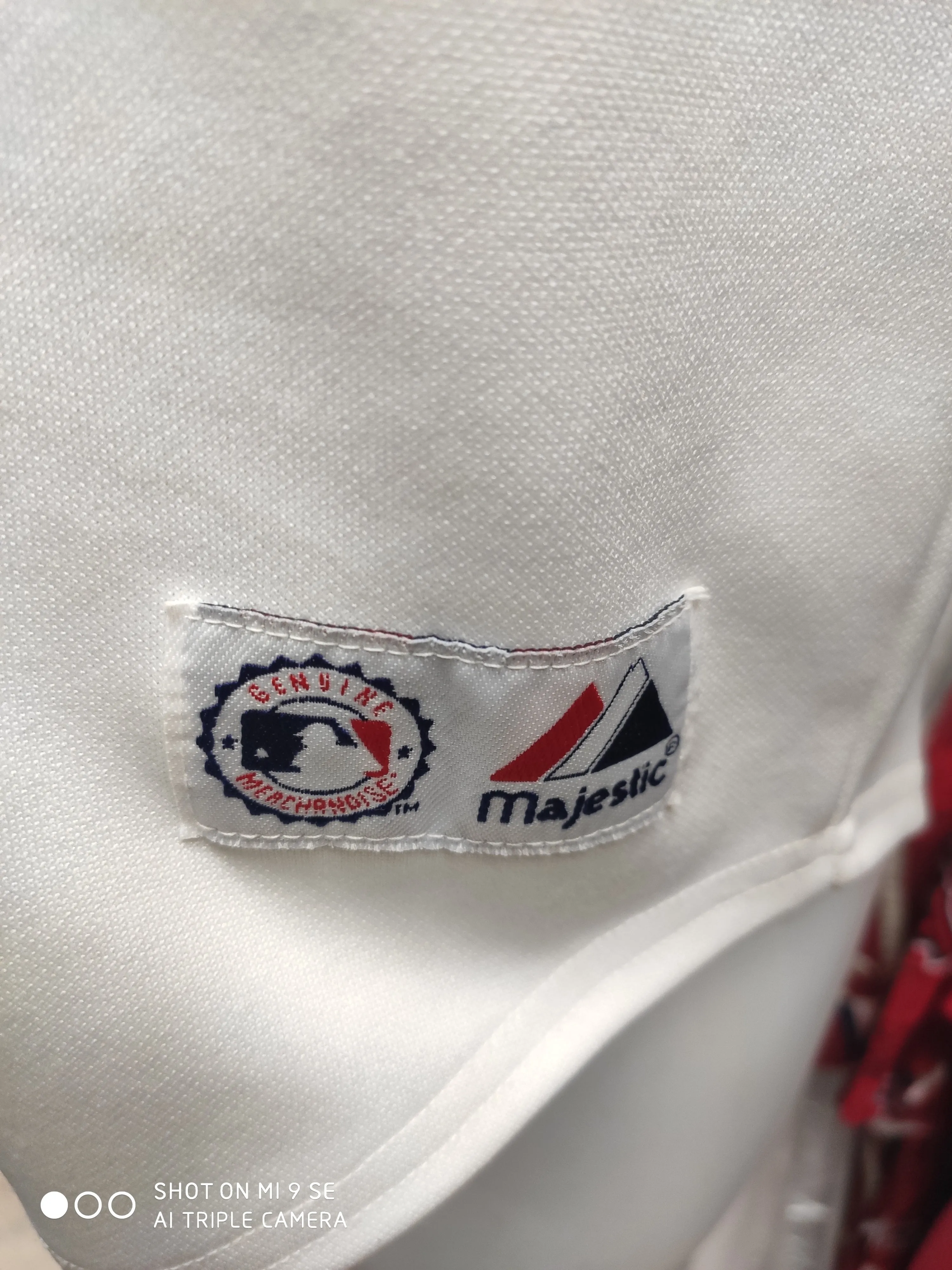 Vintage WASHINGTON NATIONALS MLB Majestic Jersey YL