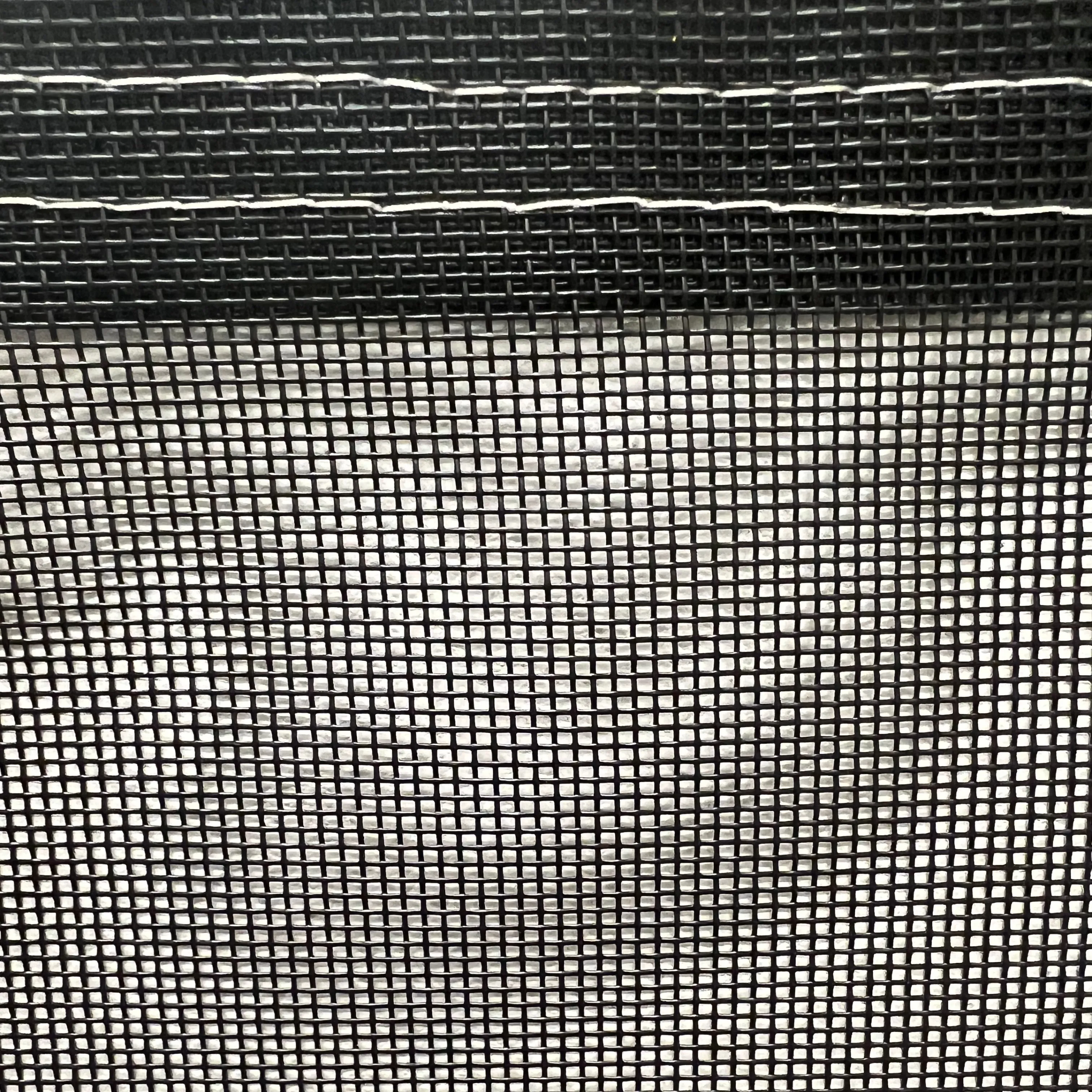 Vinyl Mesh Tarp - Black - 20' x 40'