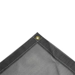 Vinyl Mesh Tarp - Gray - 8' x 12'