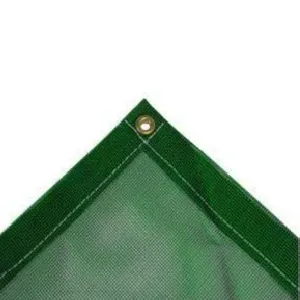 Vinyl Mesh Tarp - Green - 30' x 30'