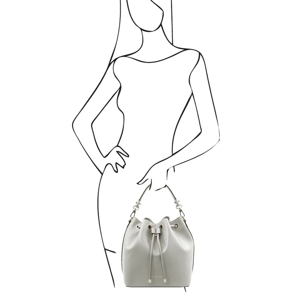 Vittoria - Italian leather bucket bag | TL141531
