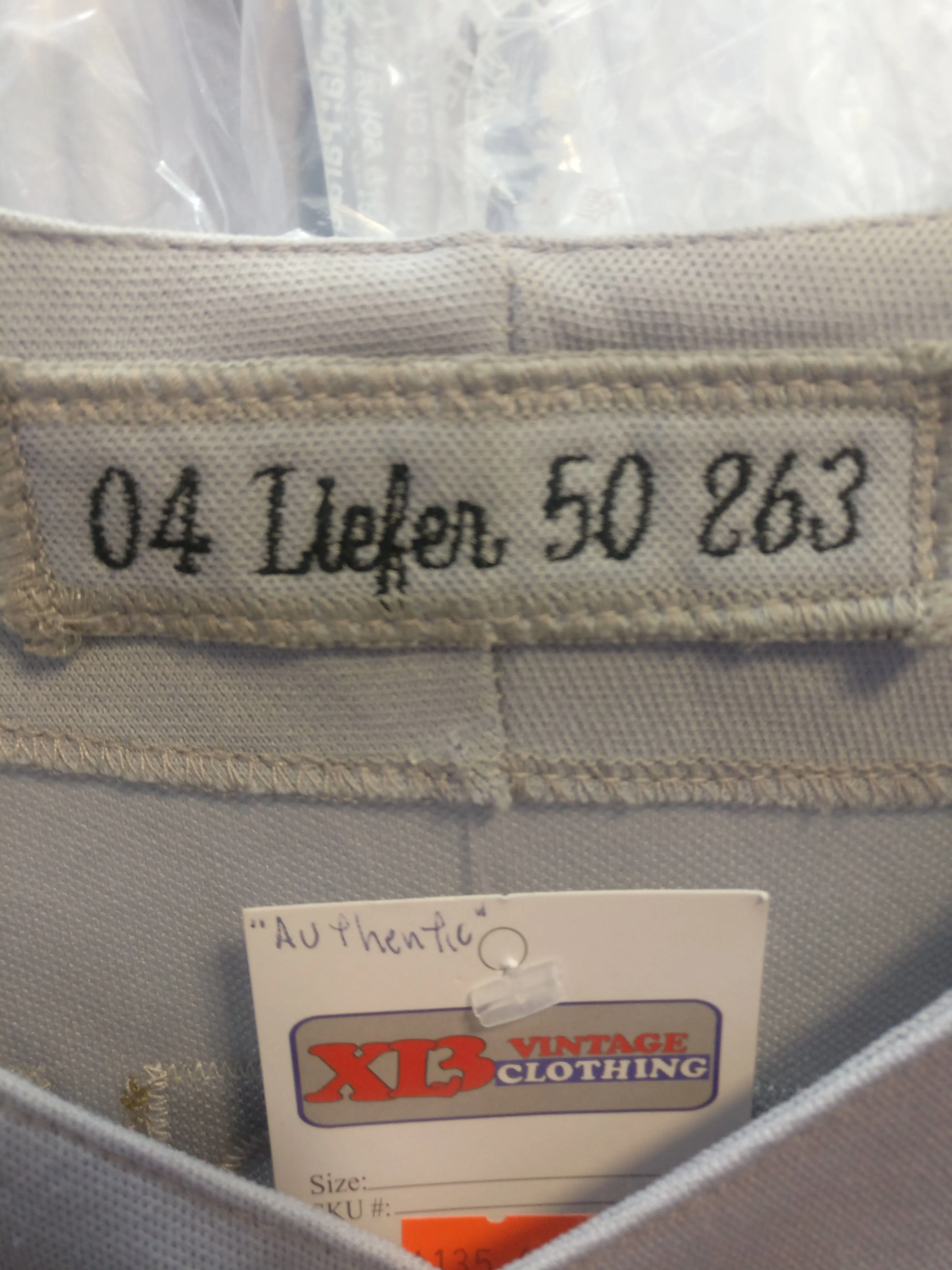 Vtg #9 JEFF LIEFER Milwaukee Brewers MLB Majestic Authentic Jersey 50