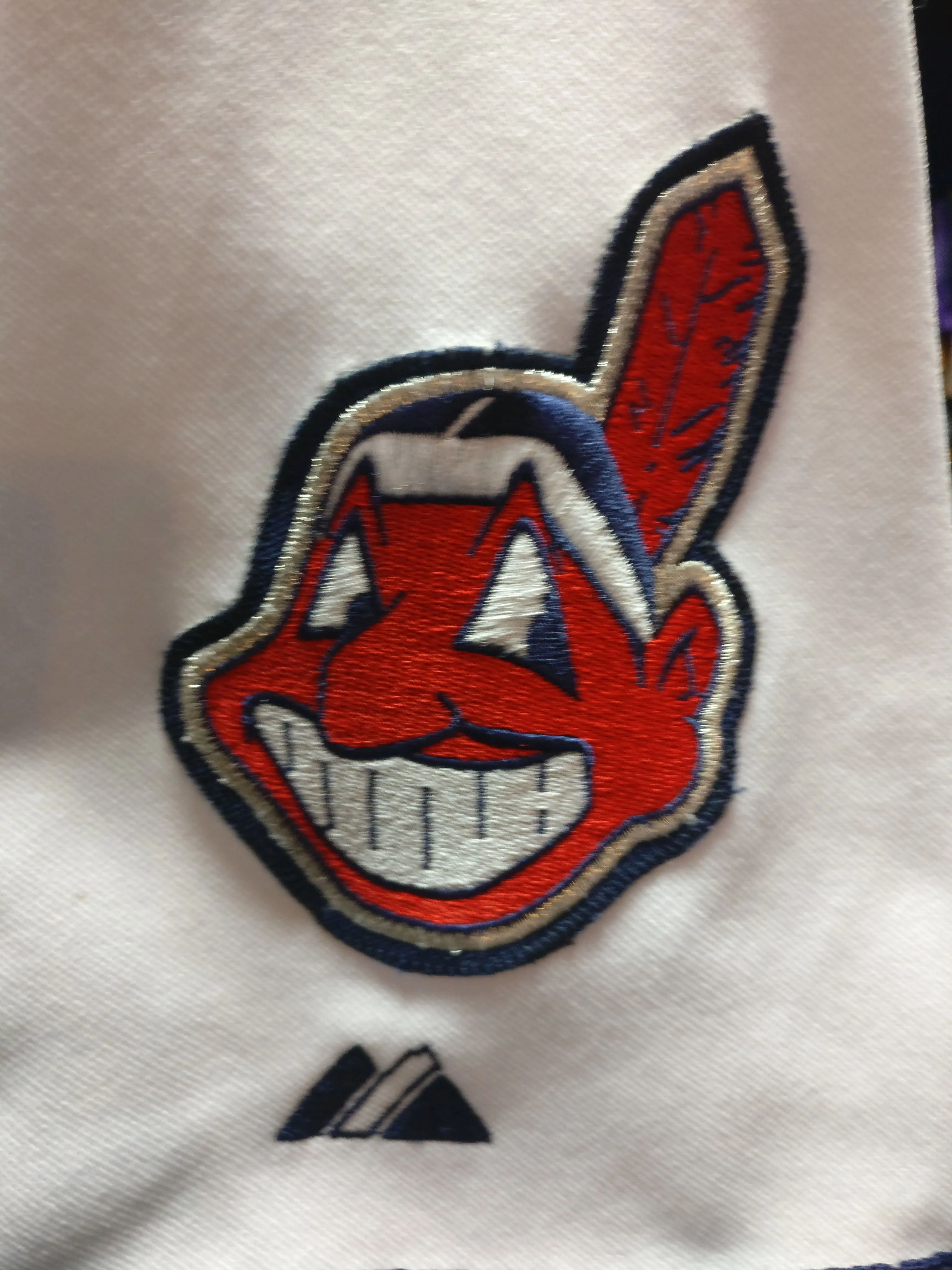 Vtg#24GRADY SIZEMORE Cleveland Indians MLB Majestic Authentic Jersey48