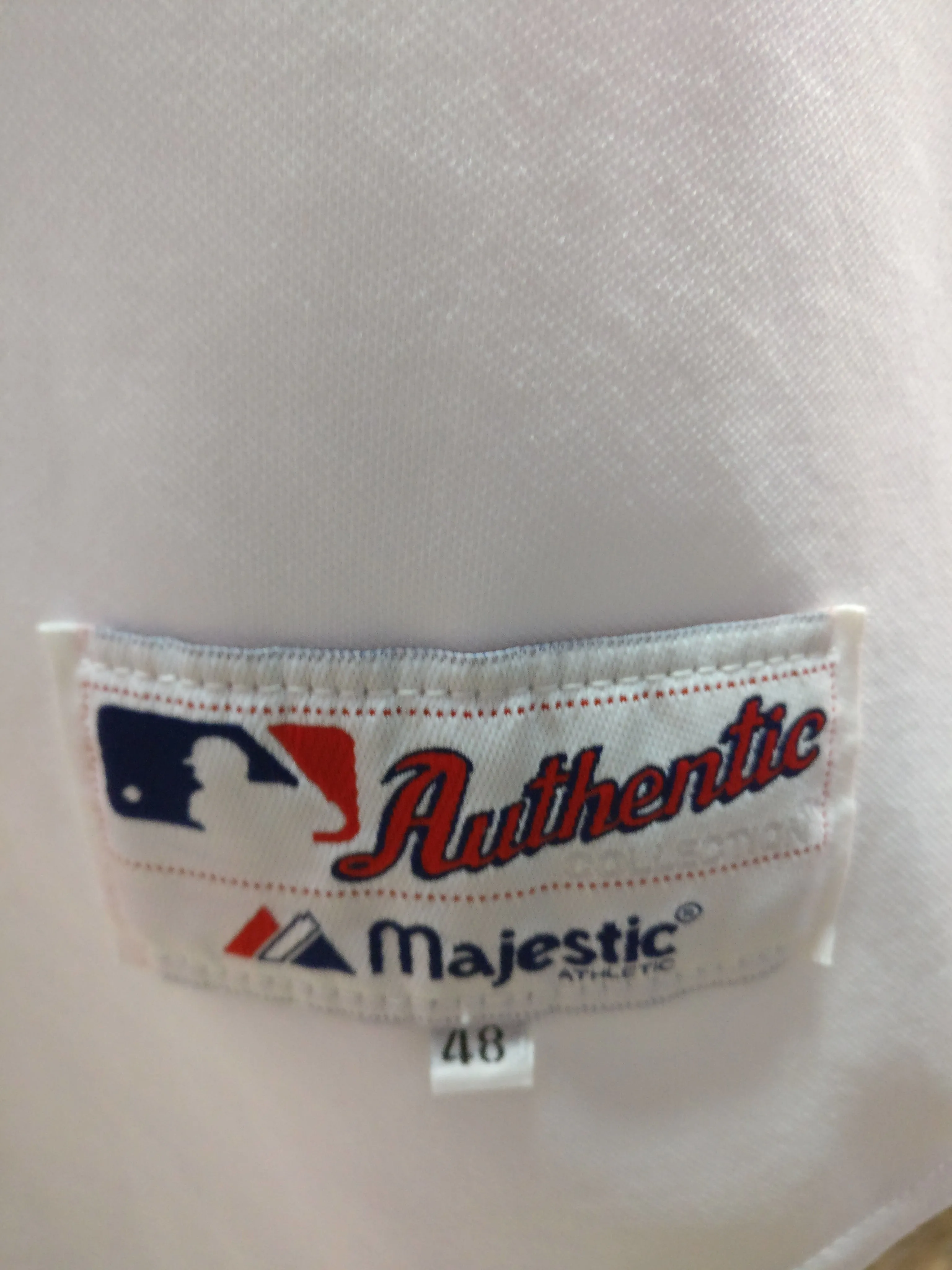 Vtg#24GRADY SIZEMORE Cleveland Indians MLB Majestic Authentic Jersey48