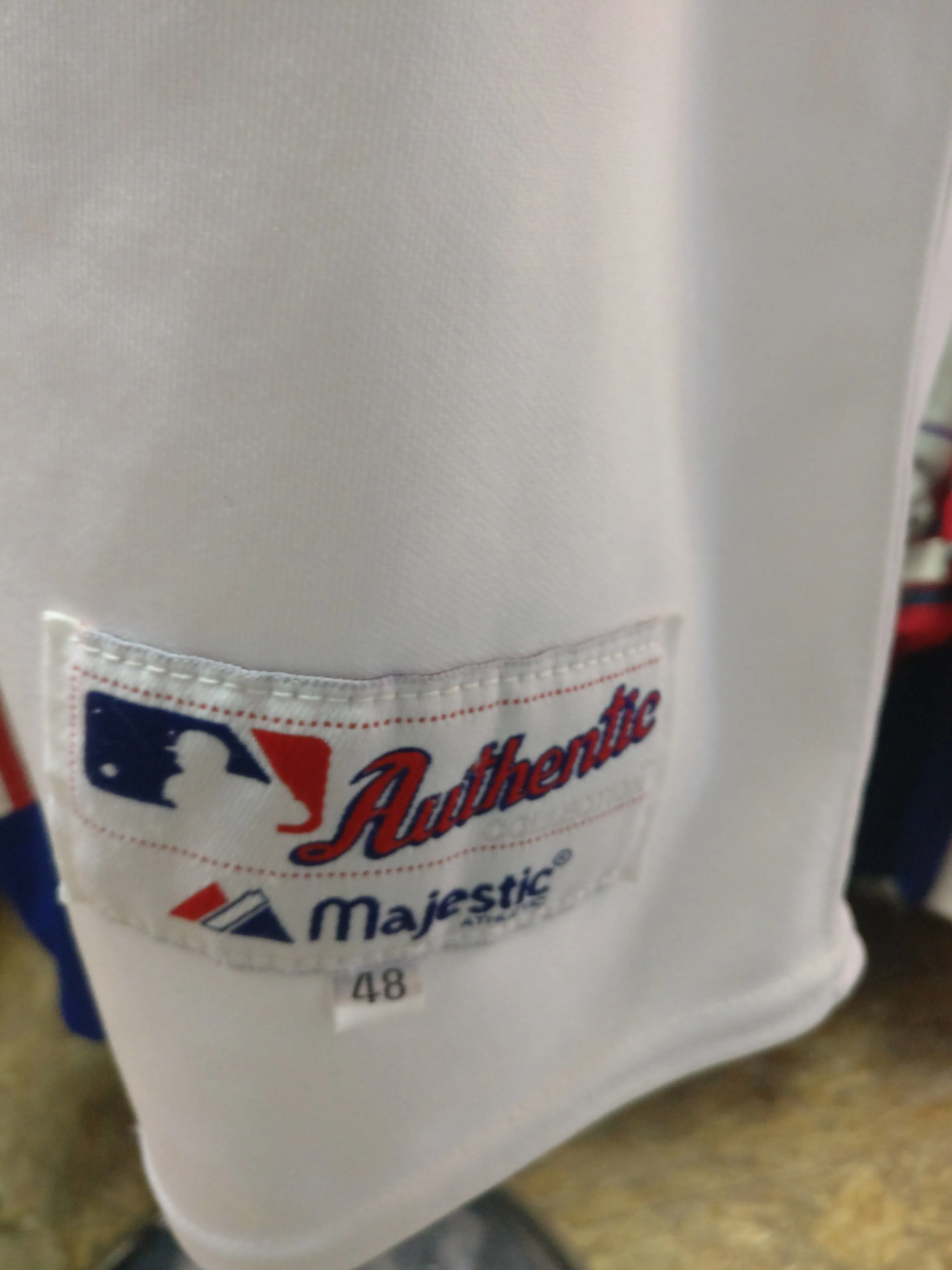 Vtg#58 JONATHAN PAPELBON Boston Red Sox MLB Majestic AuthenticJersey48