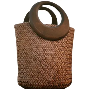 Woven Bucket Bag