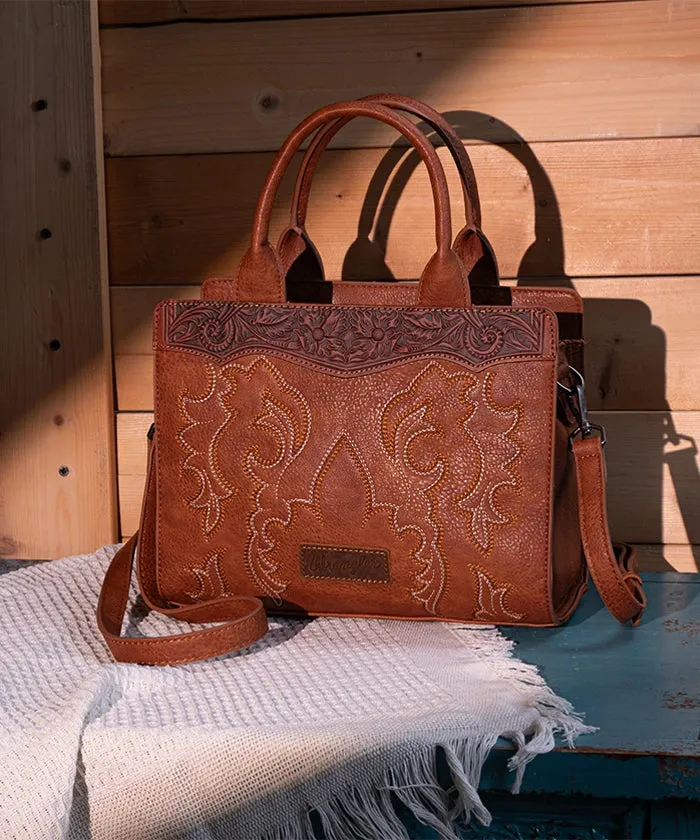 Wrangler Boot Scroll Crossbody Purse