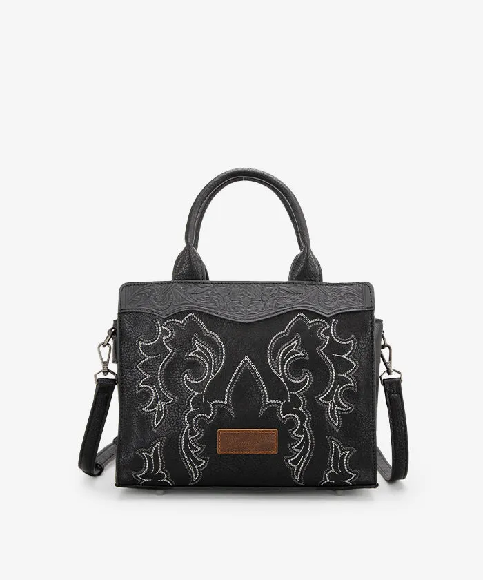Wrangler Boot Scroll Crossbody Purse