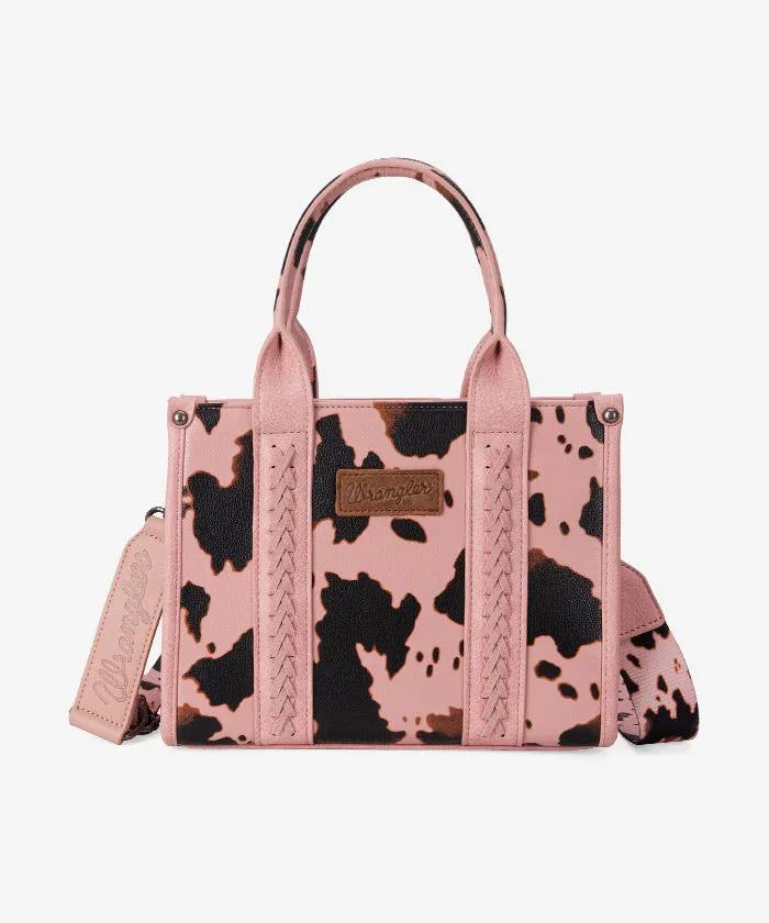 Wrangler Cow Print Concealed Crossbody Bag Set