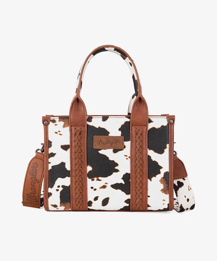 Wrangler Cow Print Concealed Crossbody Bag Set