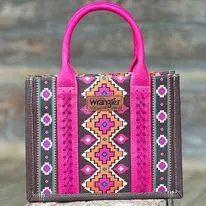 Wrangler Southwest Print Tote ~ Hot Pink