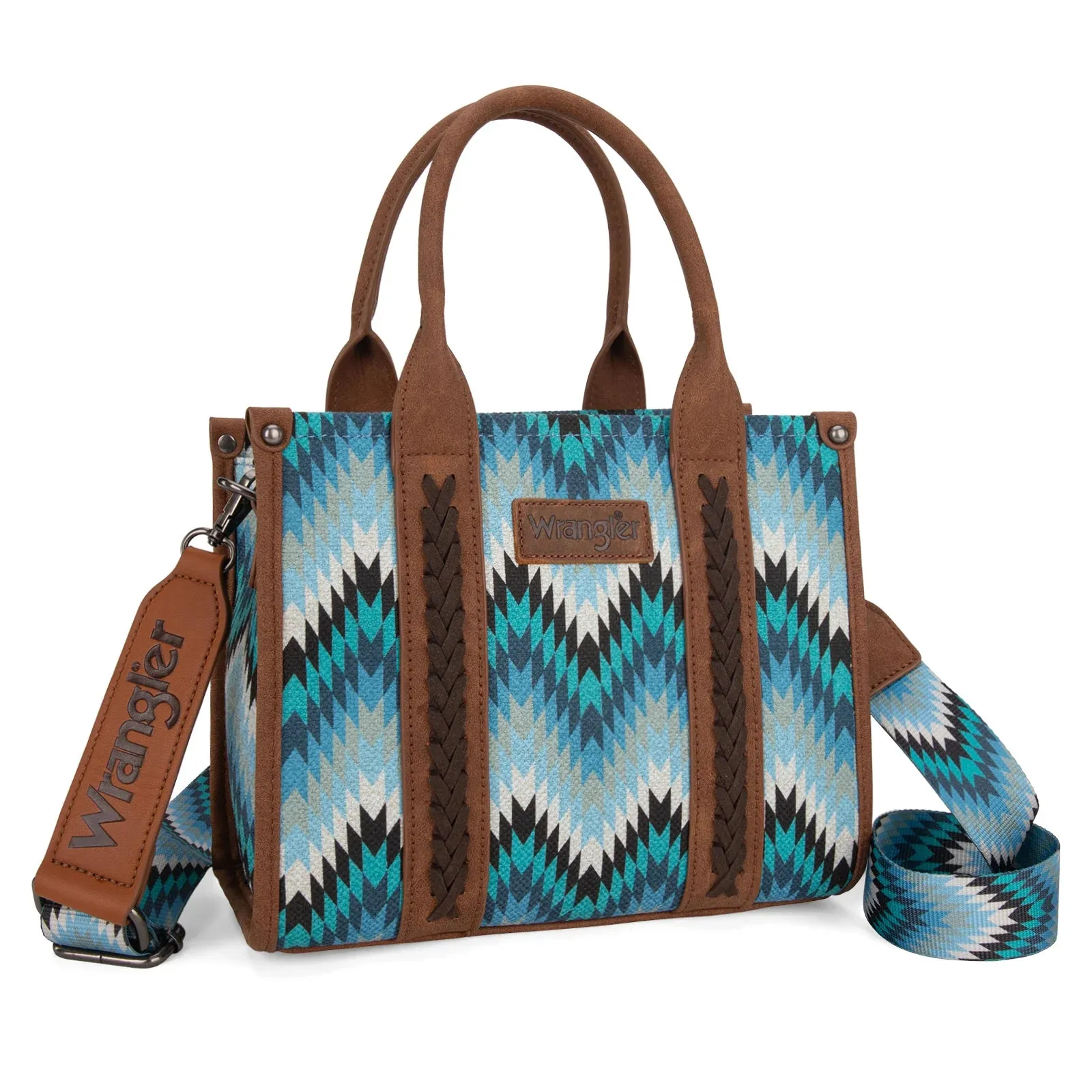 Wrangler Southwestern Pattern Dual Sided Tote