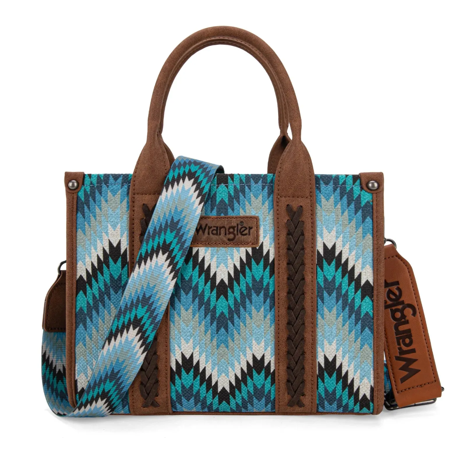 Wrangler Southwestern Pattern Dual Sided Tote