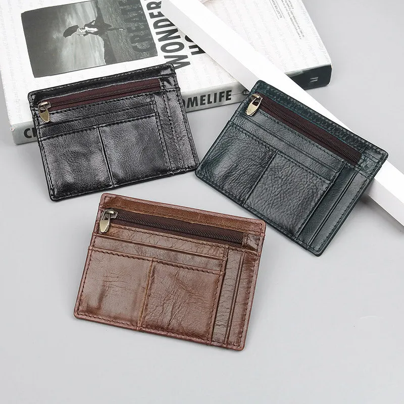 YAAGLE Unisex RFID Mini Thin Wallet Card Slots YG8447