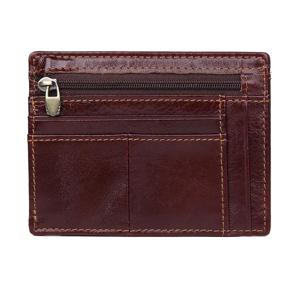 YAAGLE Unisex RFID Mini Thin Wallet Card Slots YG8447