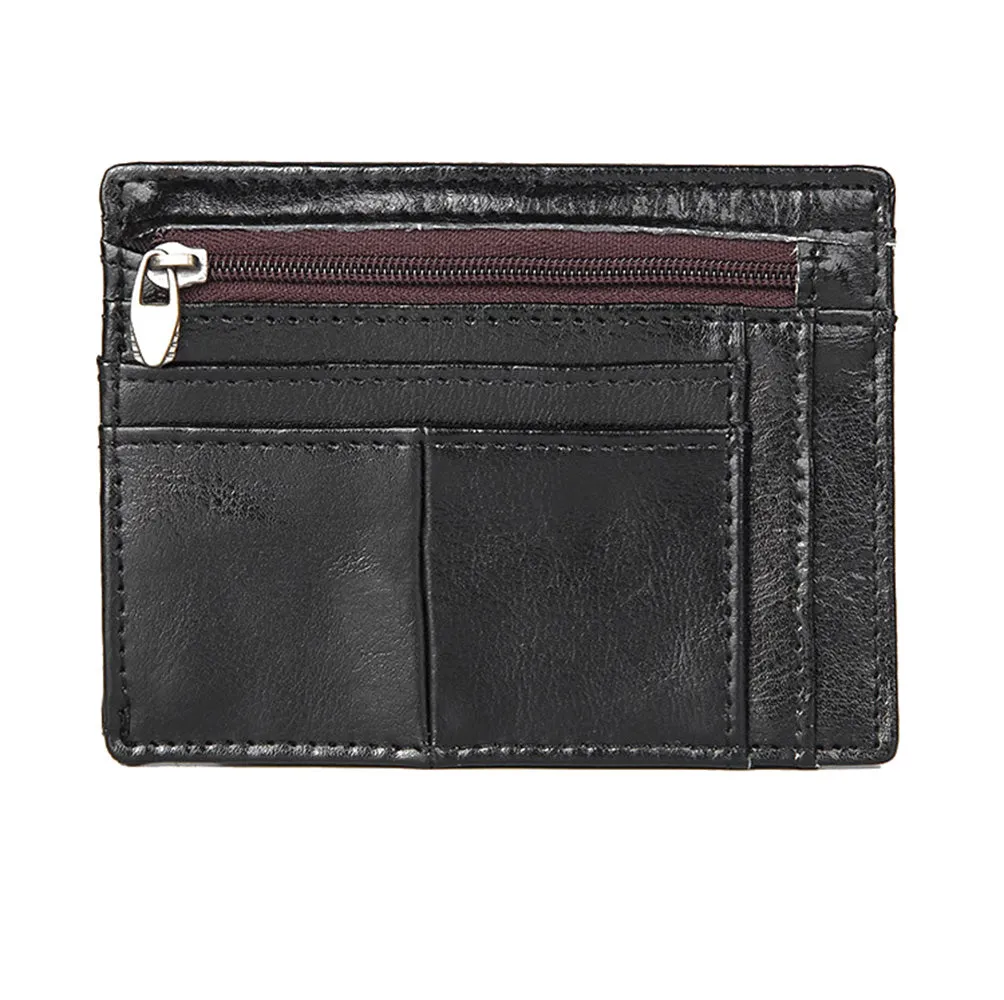YAAGLE Unisex RFID Mini Thin Wallet Card Slots YG8447