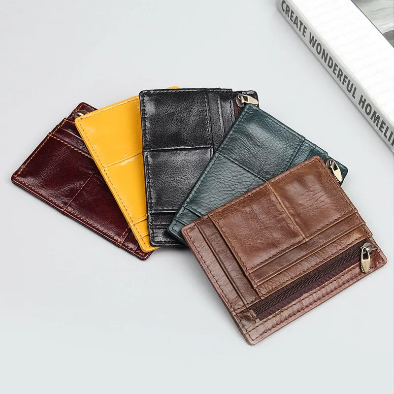 YAAGLE Unisex RFID Mini Thin Wallet Card Slots YG8447