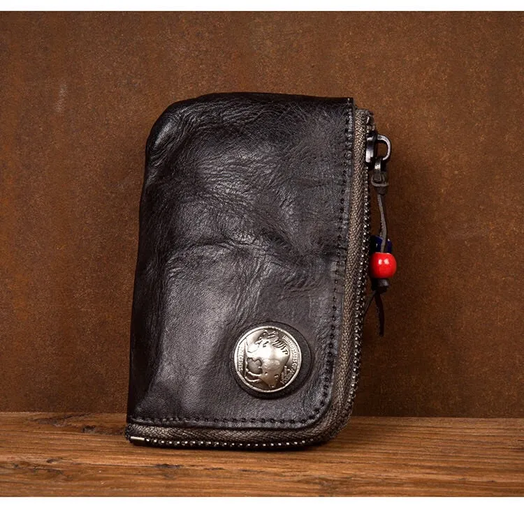 YAAGLE Vegetable Tanned Cowhide Key Bag YG0012