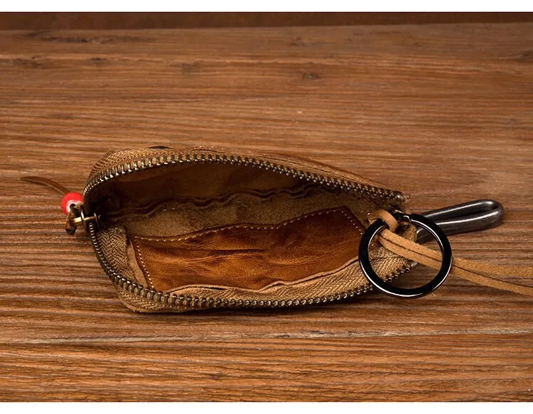 YAAGLE Vegetable Tanned Cowhide Key Bag YG0012